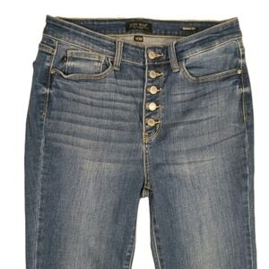 Judy Blue Skinny Fit Button Fly Jeans Size 11/30 Stretch (31x28.5)